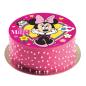 Preview: Dekora MINNIE MOUSE Tortenaufleger Oblate rund 20cm