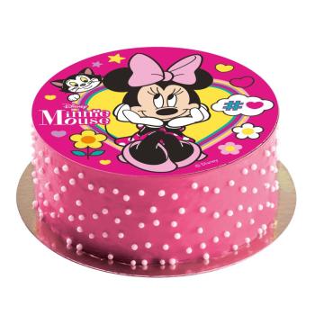 Dekora MINNIE MOUSE Tortenaufleger Oblate rund 20cm