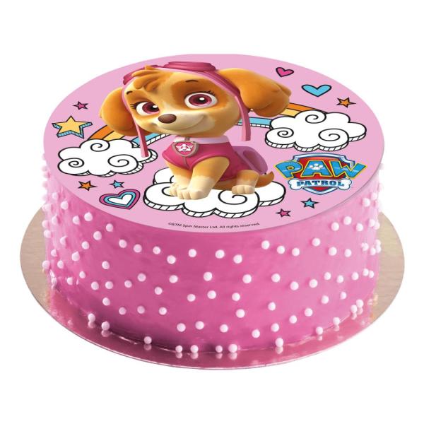 Dekora SKYE PAW PATROL Tortenaufleger Oblate rund 20cm